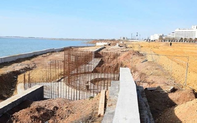 В Саках сорвалось строительство набережной