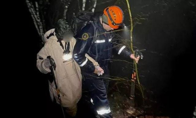 Туристы с ребенком заблудились в тумане в горах под Ялтой