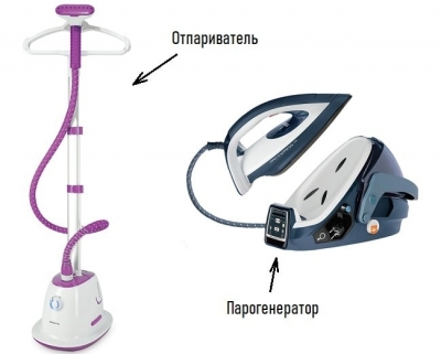 Что лучше: парогенератор или отпариватель для одежды