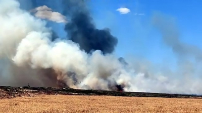 Несколько дней Евпатория задыхалась в дыму – горел мусорный полигон