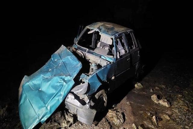 В Ленинском районе автомобиль слетел с обрыва в море с высоты 9-этажного дома