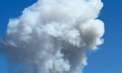 В Крыму снова гремят взрывы, власти говорят, что горит трава