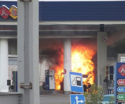 Взрыв на автозаправке. Погиб мужчина