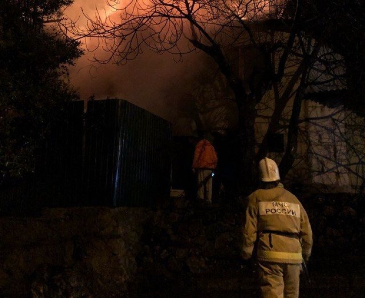 В Ялте во время пожара погибла женщина
