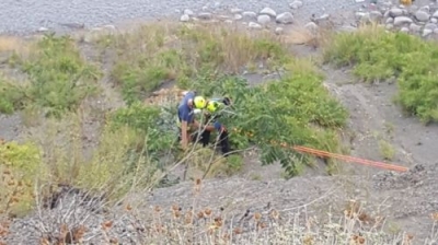 Житель Уфы под Алупкой застрял на скалистой возвышенности