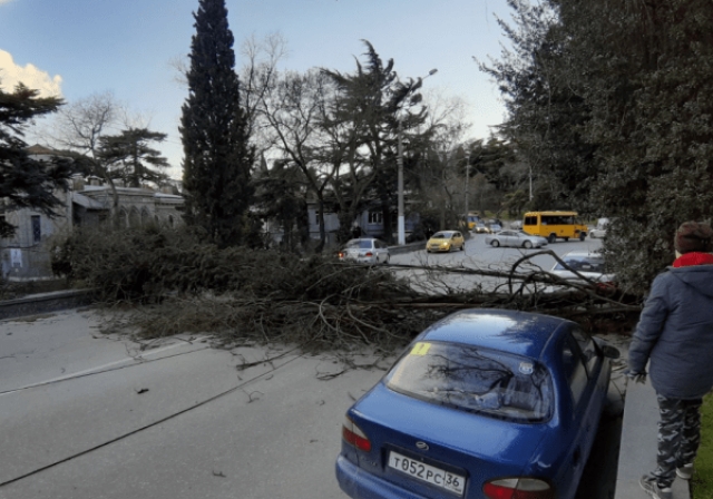 Крым приходит в себя после сильнейшего урагана (видео)