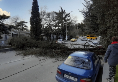 Крым приходит в себя после сильнейшего урагана (видео)
