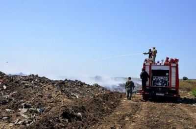 После ЧП В Черноморском районе спасатели усилили контроль за полигонами ТБО на полуострове
