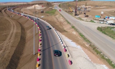 Новая автодорога к Крымскому мосту стала проседать (видео)