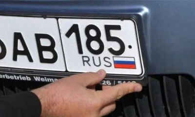 Использование украинских номеров на автомобилях в следующем году в Севастополе запретят