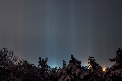 В Симферополе на Рождество наблюдали свое «северное сияние»
