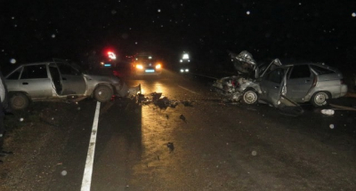 В аварии в Нижнегорском районе пострадали 10 человек