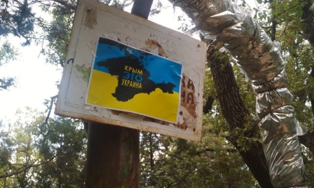 Партизаны в Ялте напомнили, что Крым – это Украина