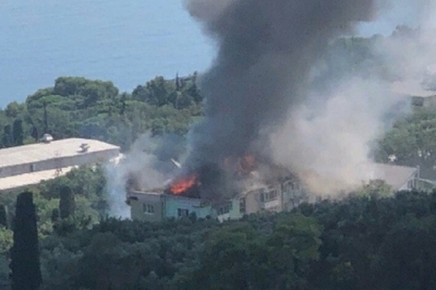 Жителей Кореиза, пострадавших во время пожара, временно поселили в пансионате