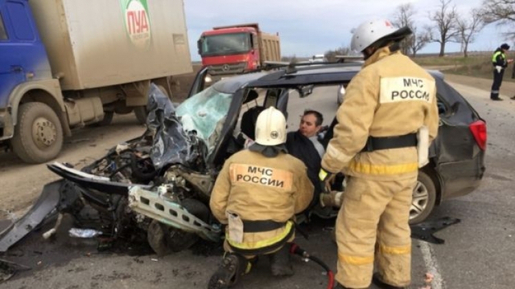 Среди пострадавших в аварии у села Луговое – трое детей (видео)