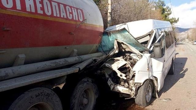 Массовое ДТП под Алуштой – пострадали восемь человек