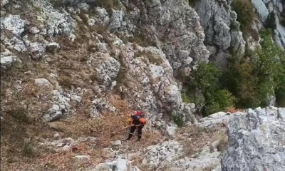 Под Ялтой на тропе Чертова лестница со скалы сорвался турист