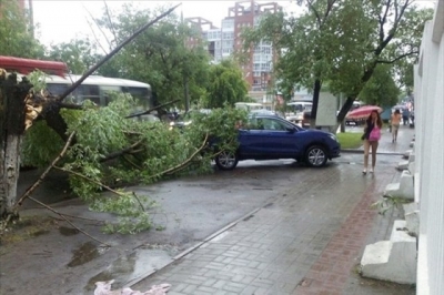 Ураган в Крыму: подтопленные дома и нет света