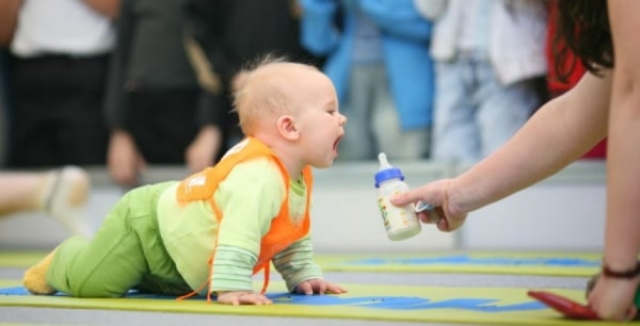 В Феодосии провели первый «Забег в ползунках»