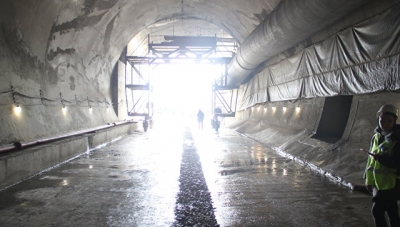 Завершена прокладка железнодорожного тоннеля на подходах к Керченскому мосту