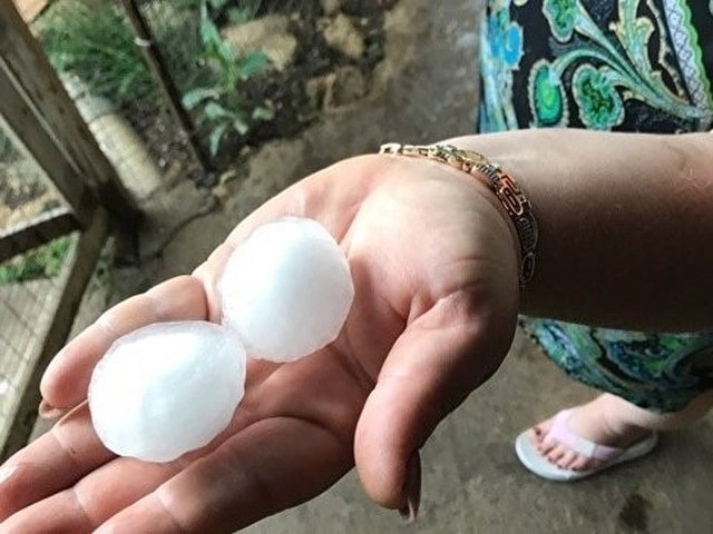 Над Крымом пронеслись ливни с градом