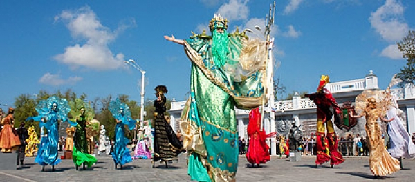 В Евпатории состоялся «Парад эпох»