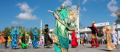 В Евпатории состоялся «Парад эпох»