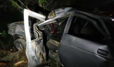 ДТП под Судаком – водителя зажало в салоне разбитого автомобиля