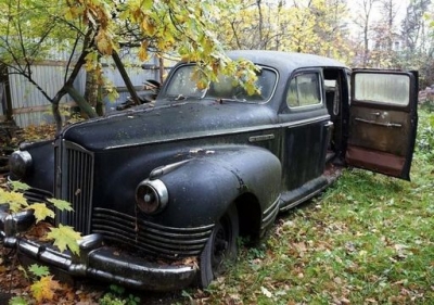 В обыкновенном крымском саду нашли раритетный автомобиль (фото)