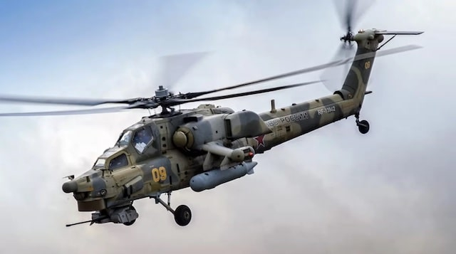 Возле Крыма потерпел крушение российский вертолет «Ми-28»