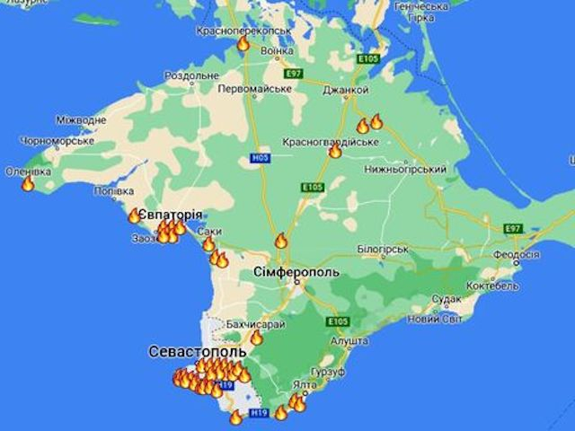 За две недели в Крыму зафиксировано 45 «хлопков»