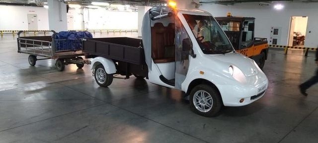 В Керчи продемонстрировали электромобили крымского производства