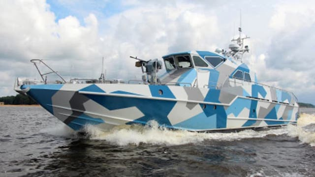 Бойцы подразделения «Group 13», с помощью дрона, уничтожили российский катер